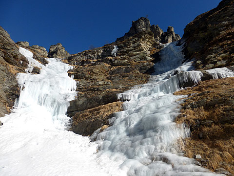 Cascate di ghiaccio d'Oc