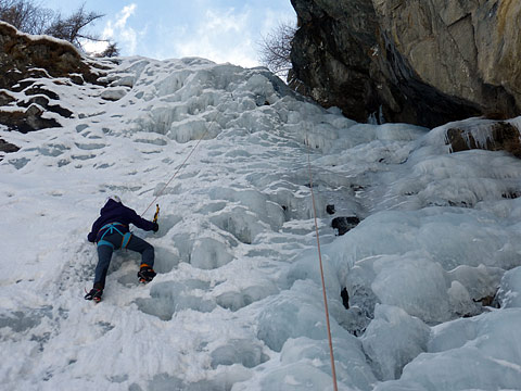 Cascades de glace d'Oc