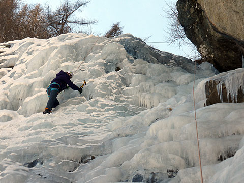 Cascades de glace d'Oc