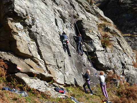 Les rochers des Invincibles - Stage d'escalade