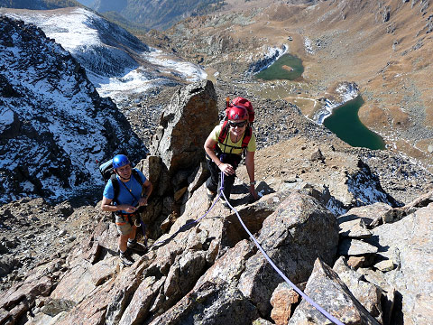 Creste di Cristallo - Iniziazione all'alpinismo su roccia