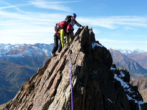 Cretes de Cristal - Initiation a l'alpinisme en rocher