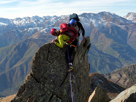 Creste di Cristallo - Iniziazione all'alpinismo su roccia