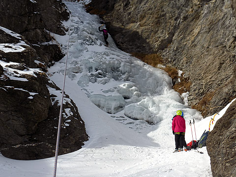 Prali: alpinisme 4 saisons